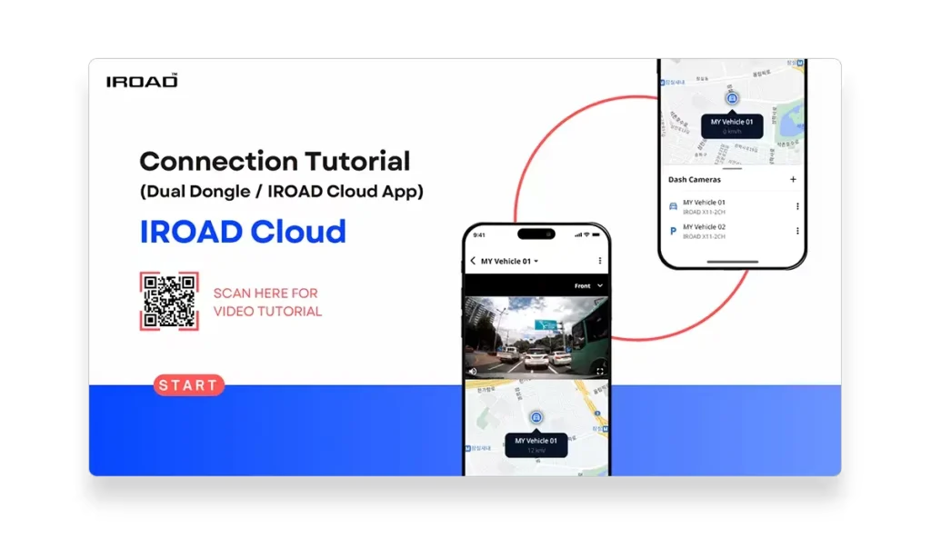 Plakat aplikacji IROAD CLOUD